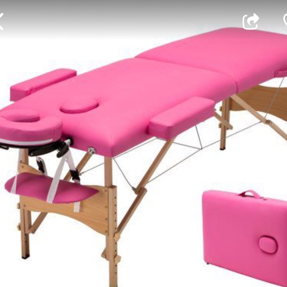 Lash/message/tattoo bed